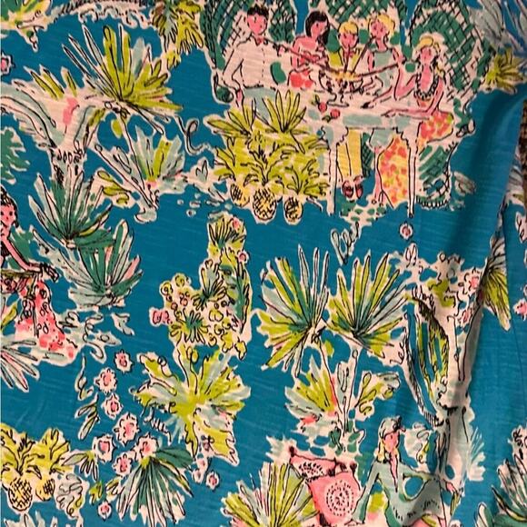 Lilly Pulitzer Cassie Jungle Glam Toile Dress Size‎ XS - Picture 2 of 4